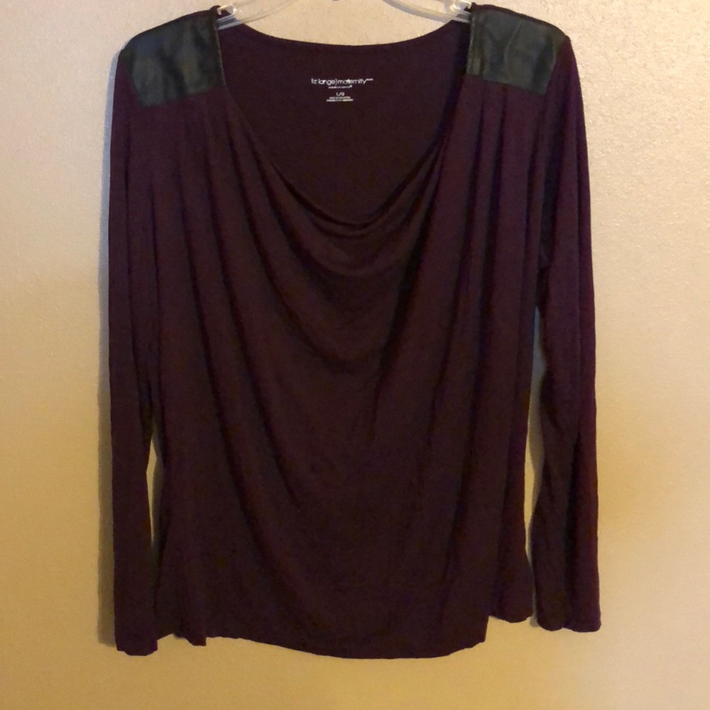 Liz Lange Maternity Long Sleeve Top